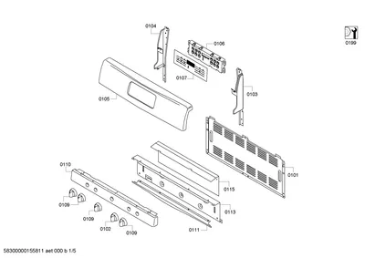 Door & Housing, Screws (0101-0154)