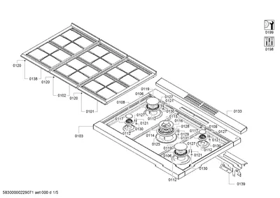 Screws, shelves trays (0101-0199)