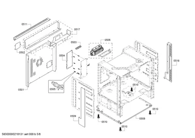 Door & Housing, Fan Parts (0501-0550)