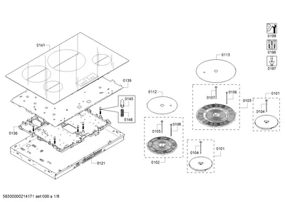 Screws, hotplates (0101-0199)