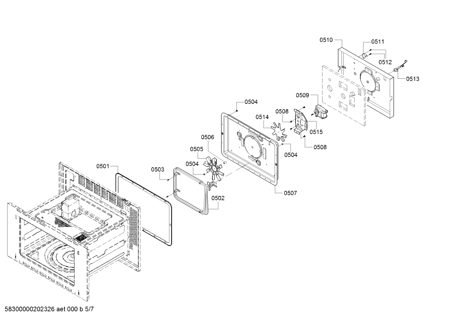 Convection Fan Motor - Nut For Fan 10007087