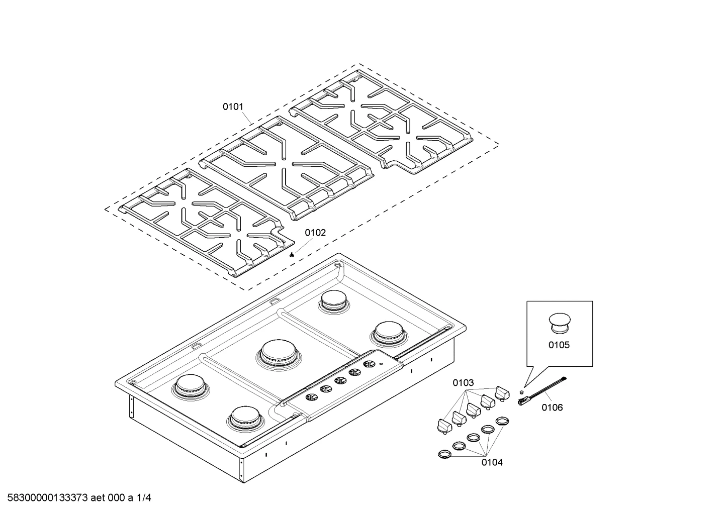 Door & Housing, Handles & Knobs (0101-0199)