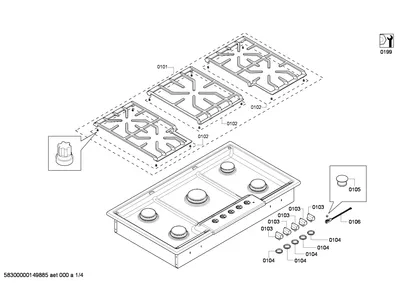 Door & Housing, Handles & Knobs (0101-0199)