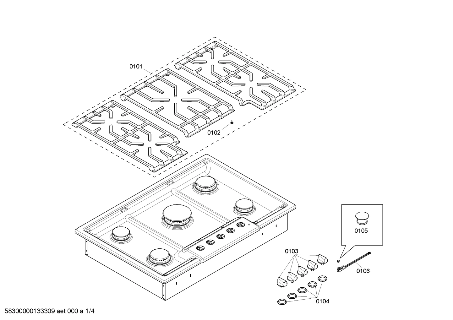 Grate Set, SVC Only