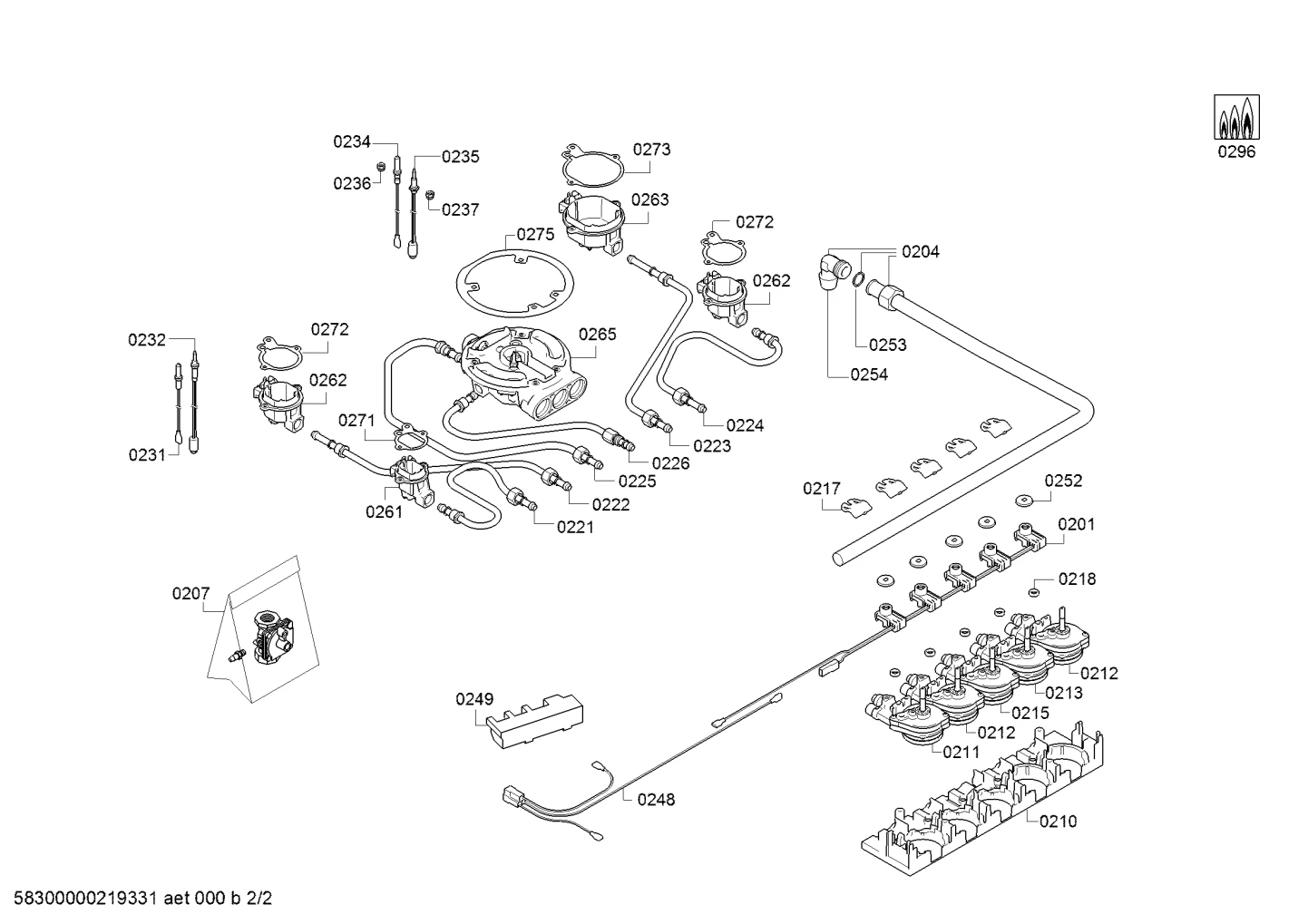 JC 1 SV1 Gastap R Flat Sab G20-15 31-25