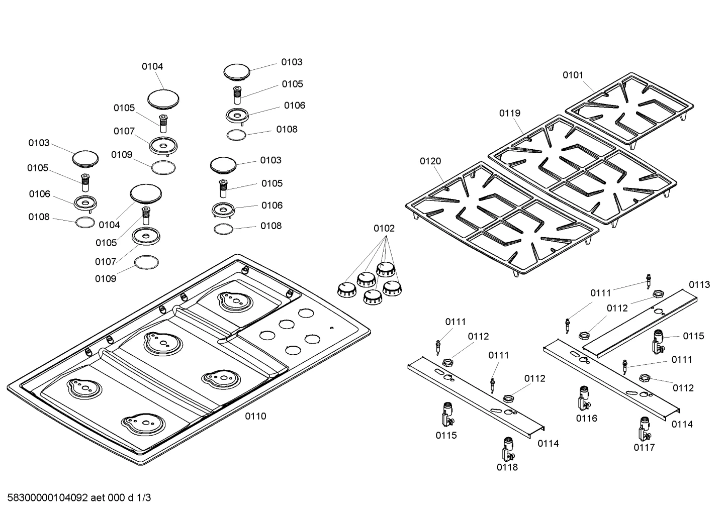 Maintop Assy, Service, NGT945UC