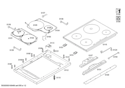 Door & Housing, hotplates (0101-0199)