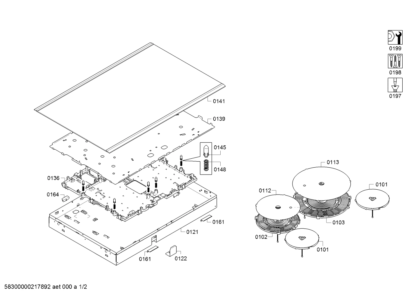 Screws, Door & Housing (0101-0199)