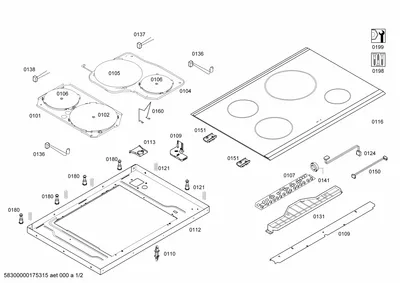 Door & Housing, hotplates (0101-0199)