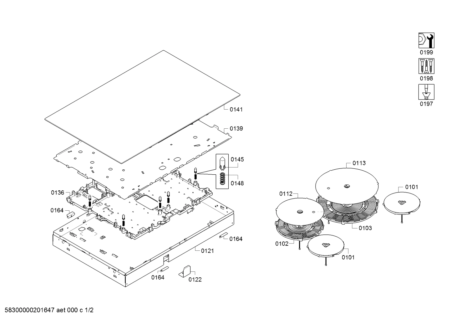 Screws, Door & Housing (0101-0199)