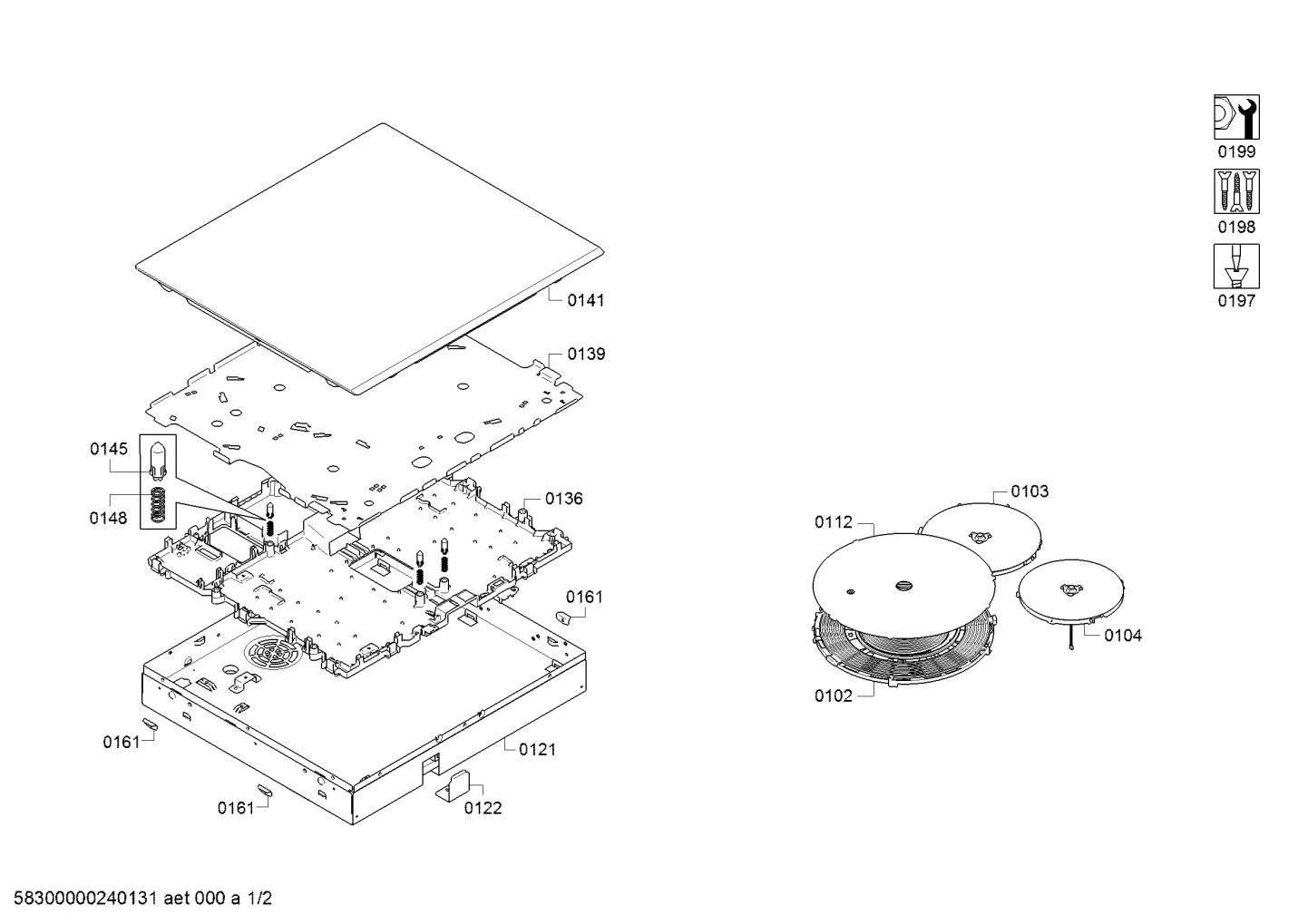 Screws, Door & Housing (0102-0199)
