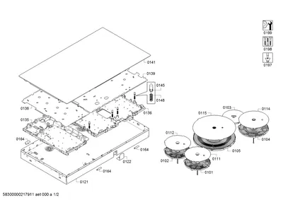 Screws, hotplates (0101-0199)