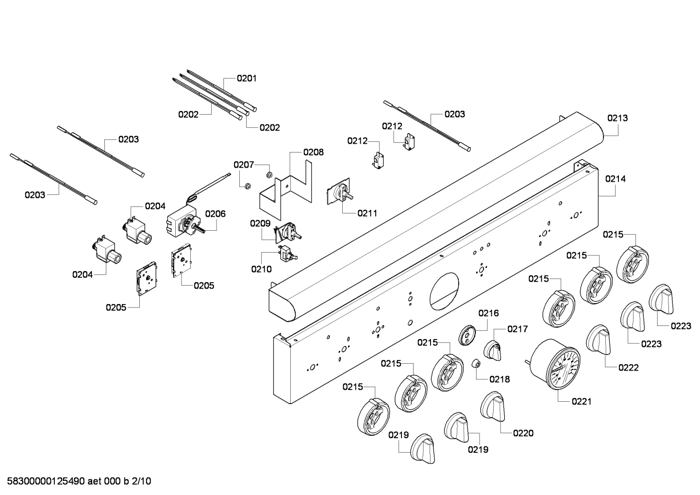 Panel, Control PRD364EDG