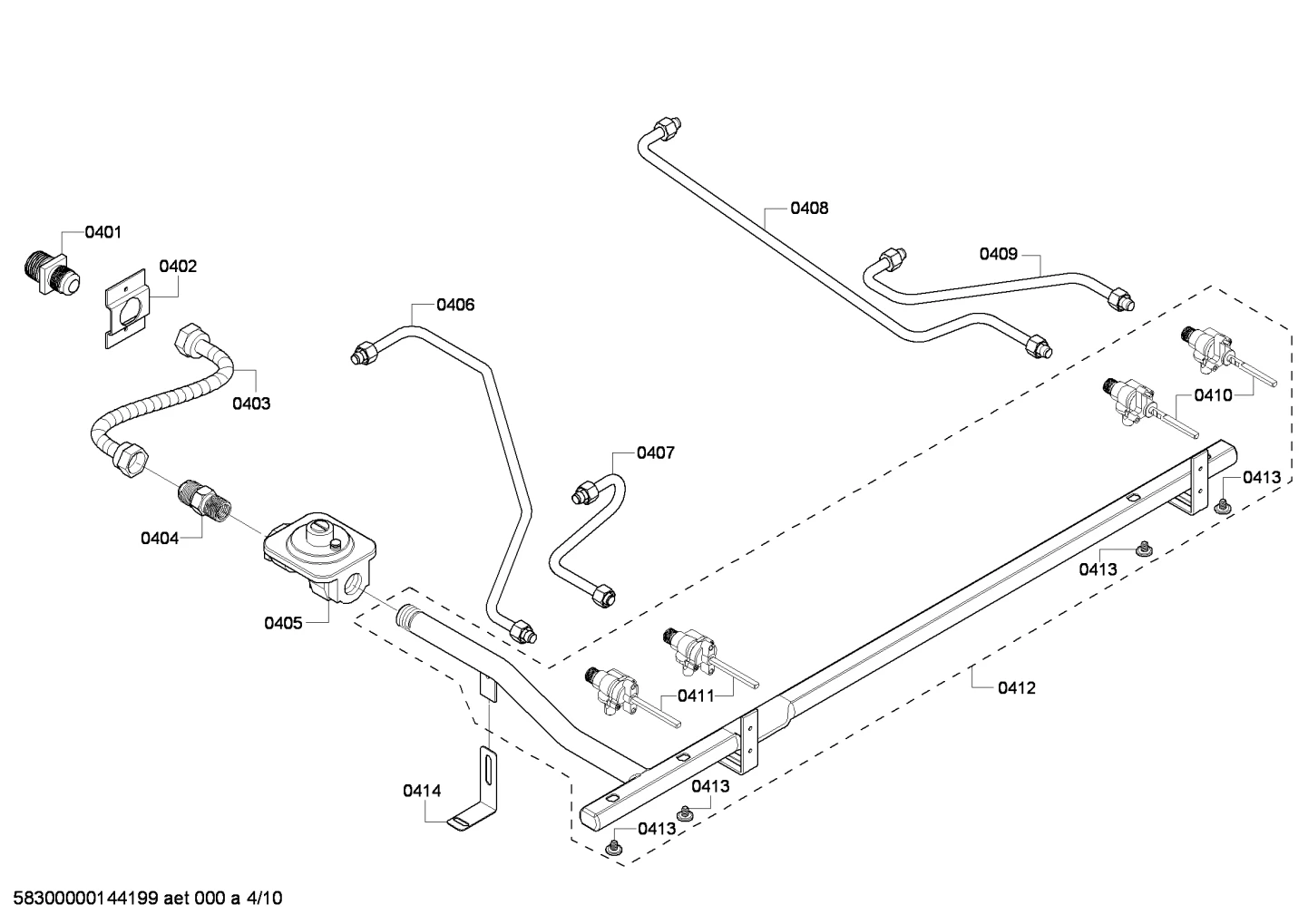 Manifold, Asm, W/Valves PD/PG364GE Angle