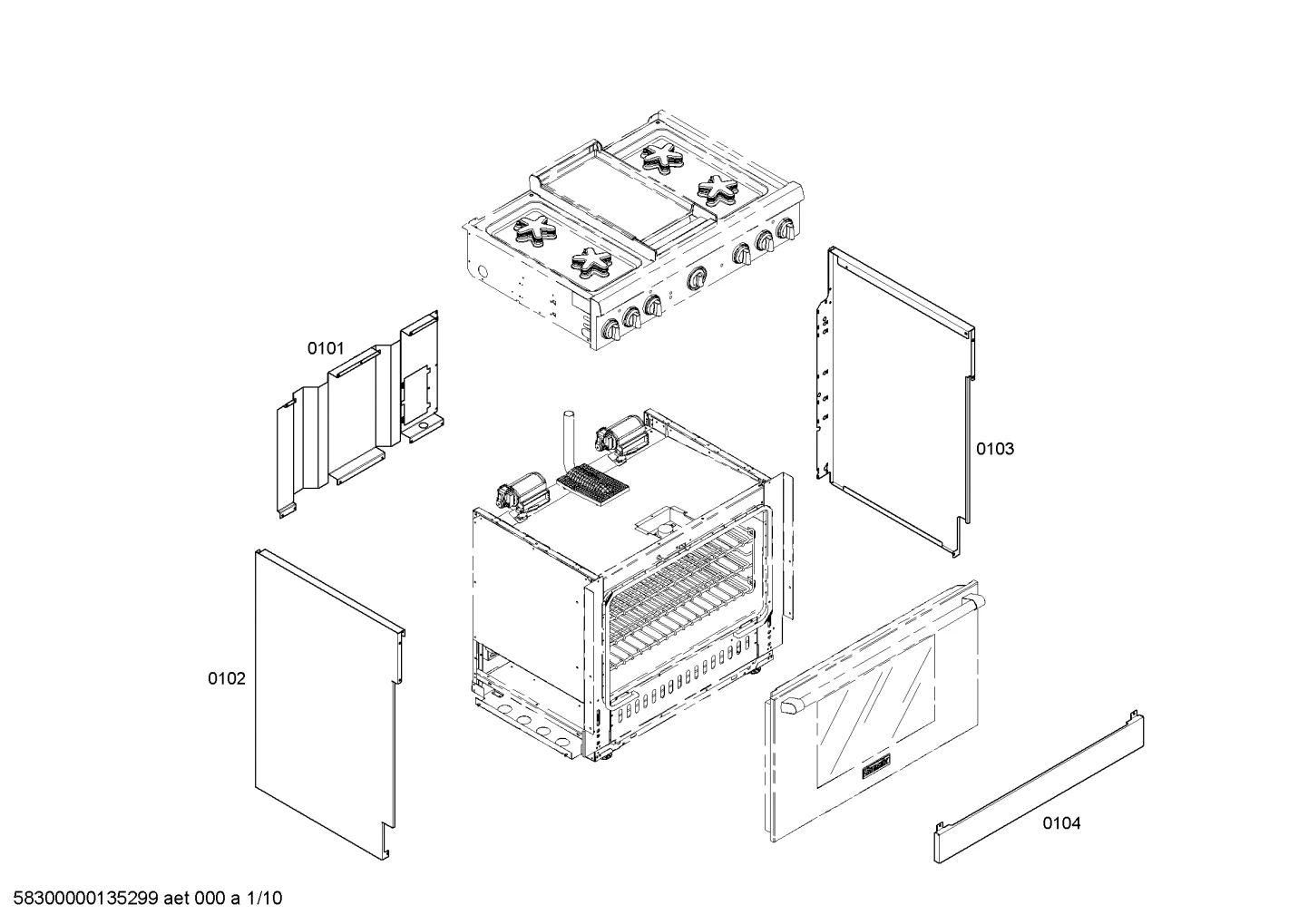 Door & Housing, doors & housing (0101-0199)