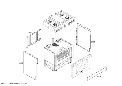 doors & housing, shelves trays (0101-0199)