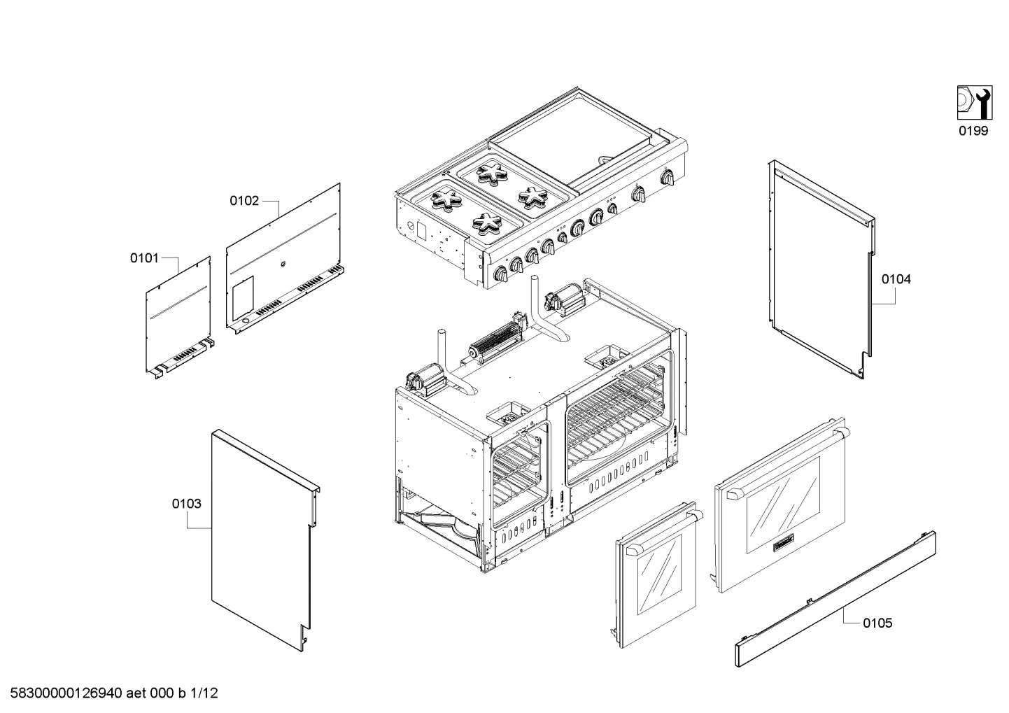 Door & Housing, doors & housing (0101-0199)