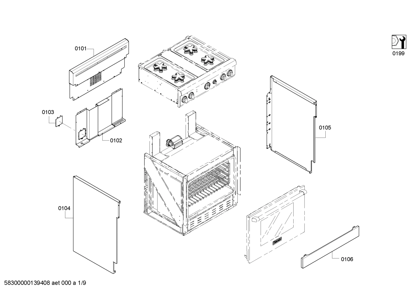 Door & Housing, doors & housing (0101-0199)