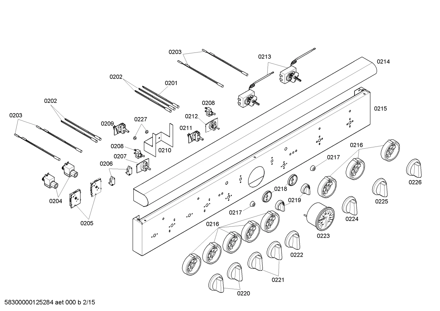 Knob, PRO27 Invensys Thermo Grill Pvd