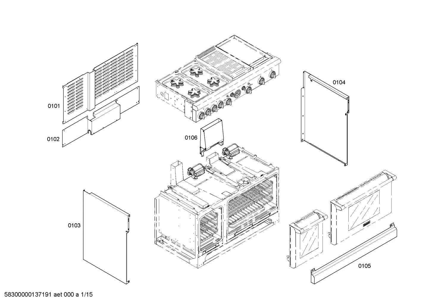 Door & Housing, ignitionparts (0101-0156)