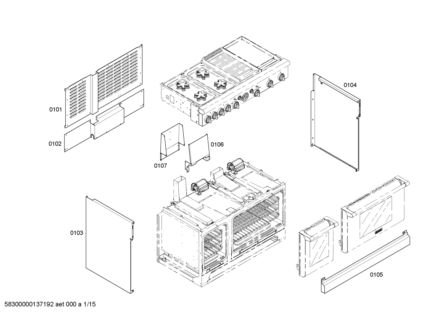 Door & Housing, ignitionparts (0101-0156)