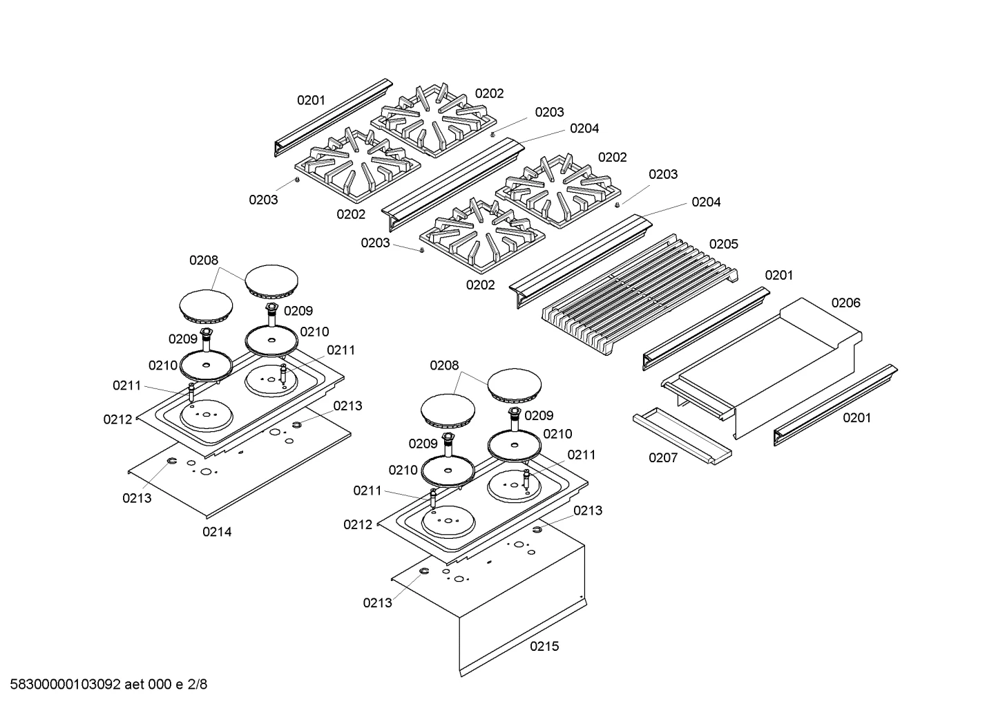 Frame 01: Trim, Spill Tray Center