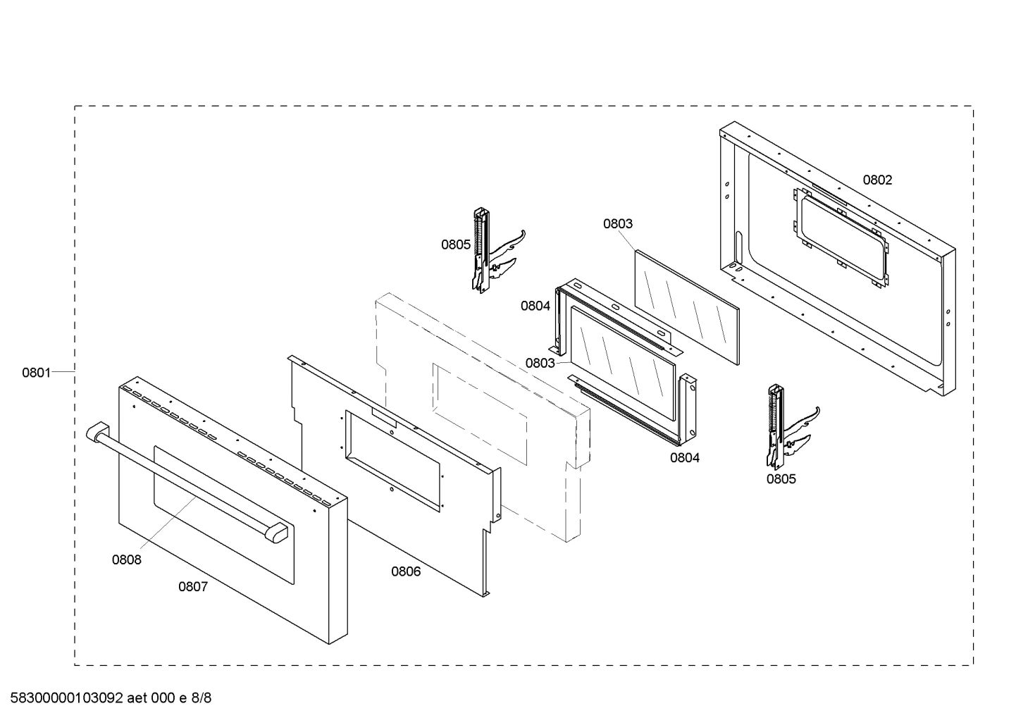 Skin, Door (PRG36)Weldment