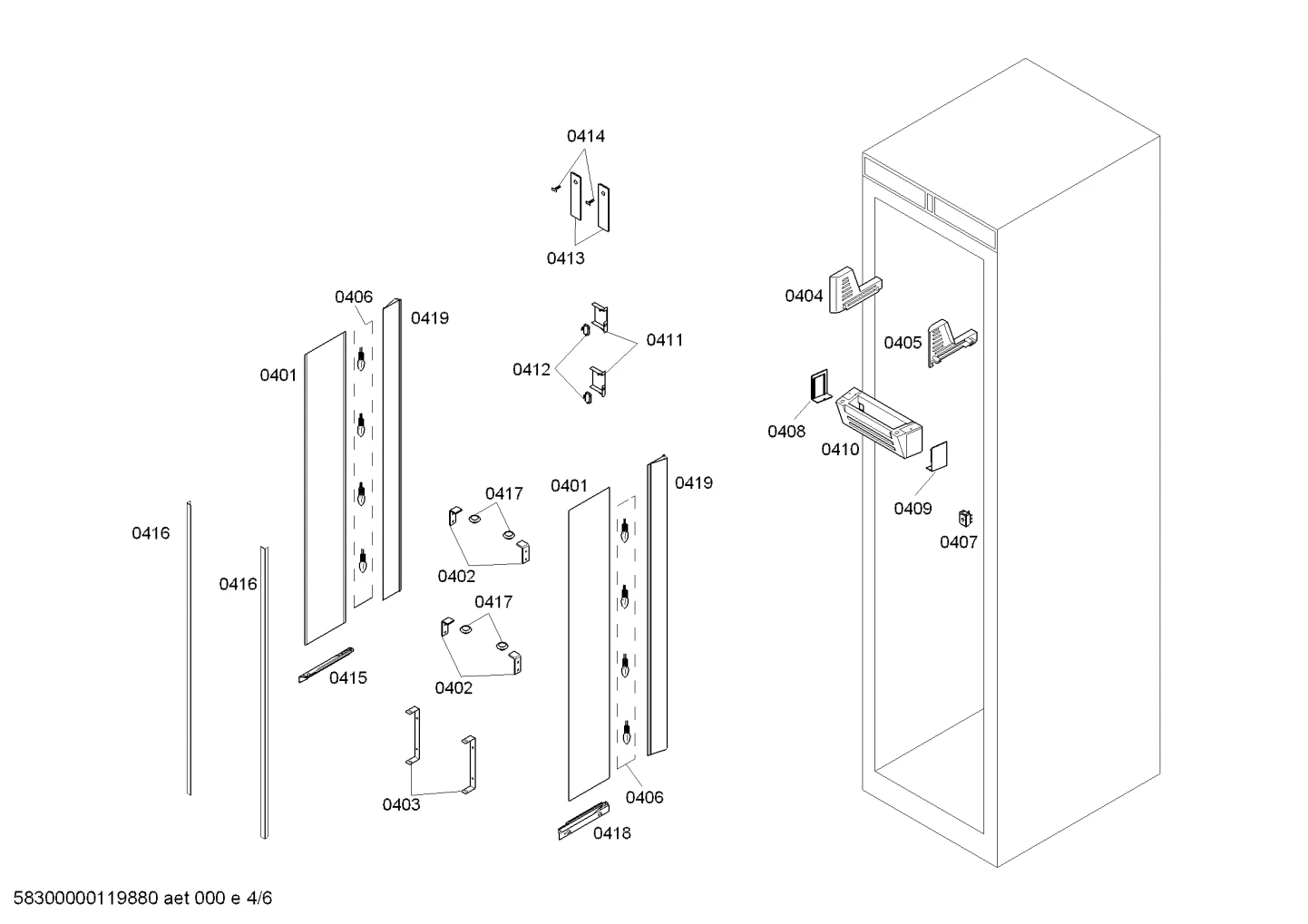 Cover Side Wall Lightning-Evap Cover Sheet-Right