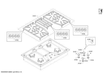 shelves trays, Door & Housing (0101-0199)