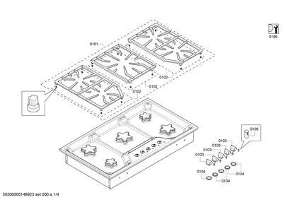 Door & Housing, Handles & Knobs (0101-0199)