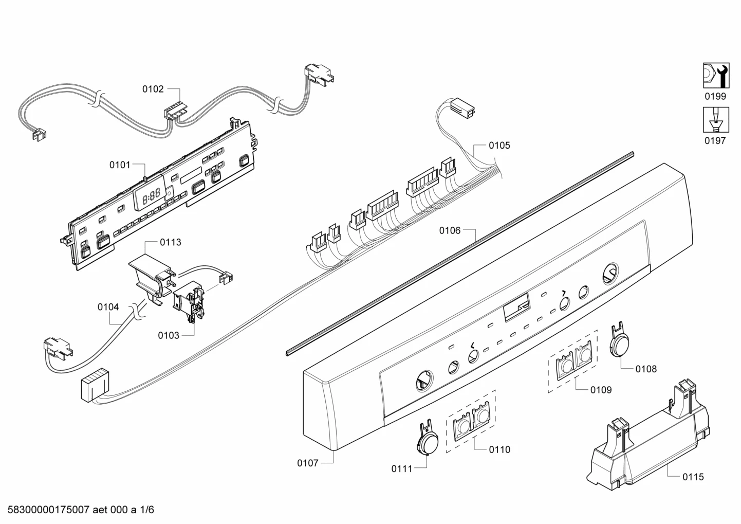 Switches, Seals & Gaskets (0101-0199)
