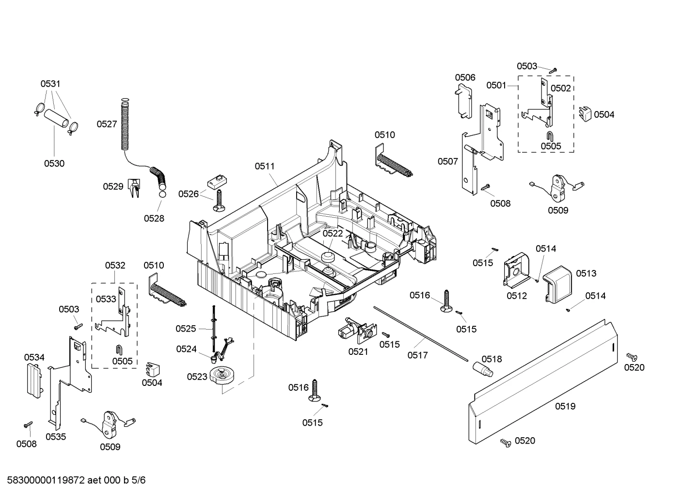 Service Terminal Box Assy, W/O Cover
