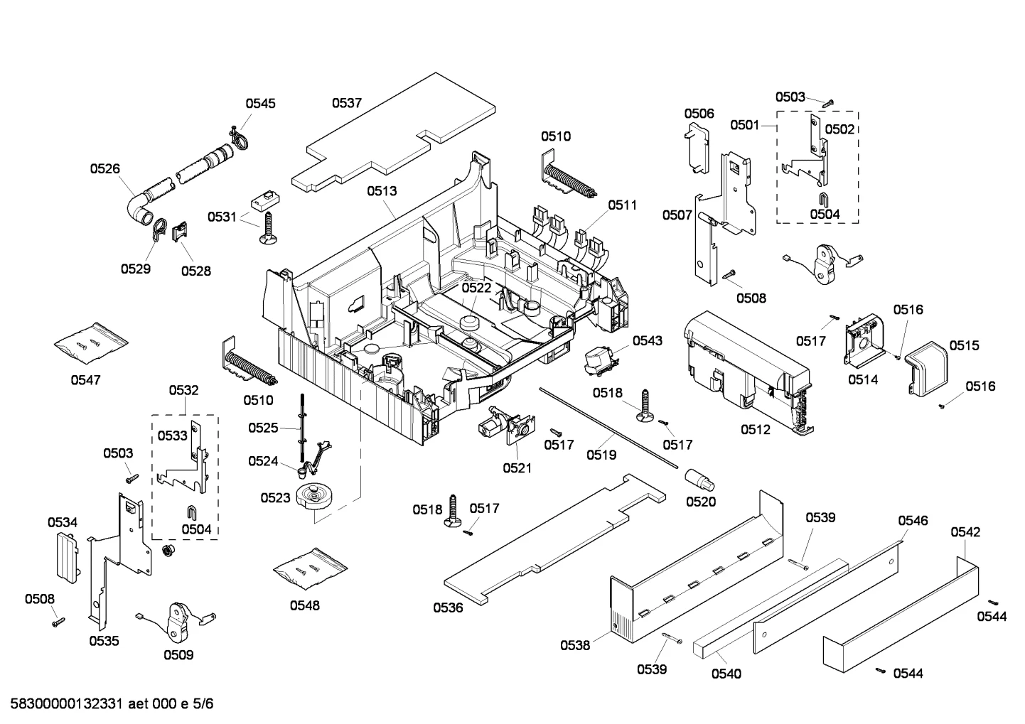 Installation Parts Bag, T-Block