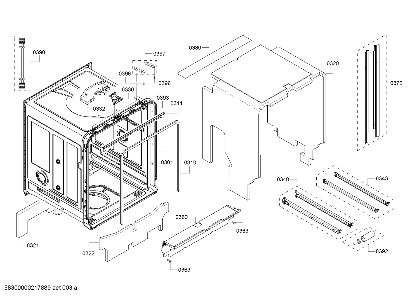 Rails, Screws (0310-0397)
