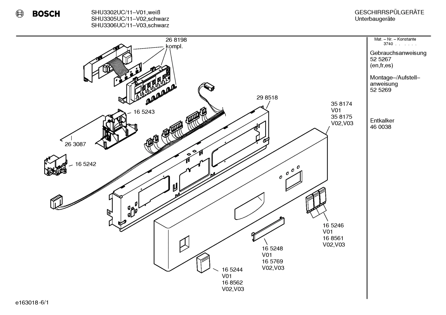 Seals & Gaskets, Door & Housing (0001-3001)