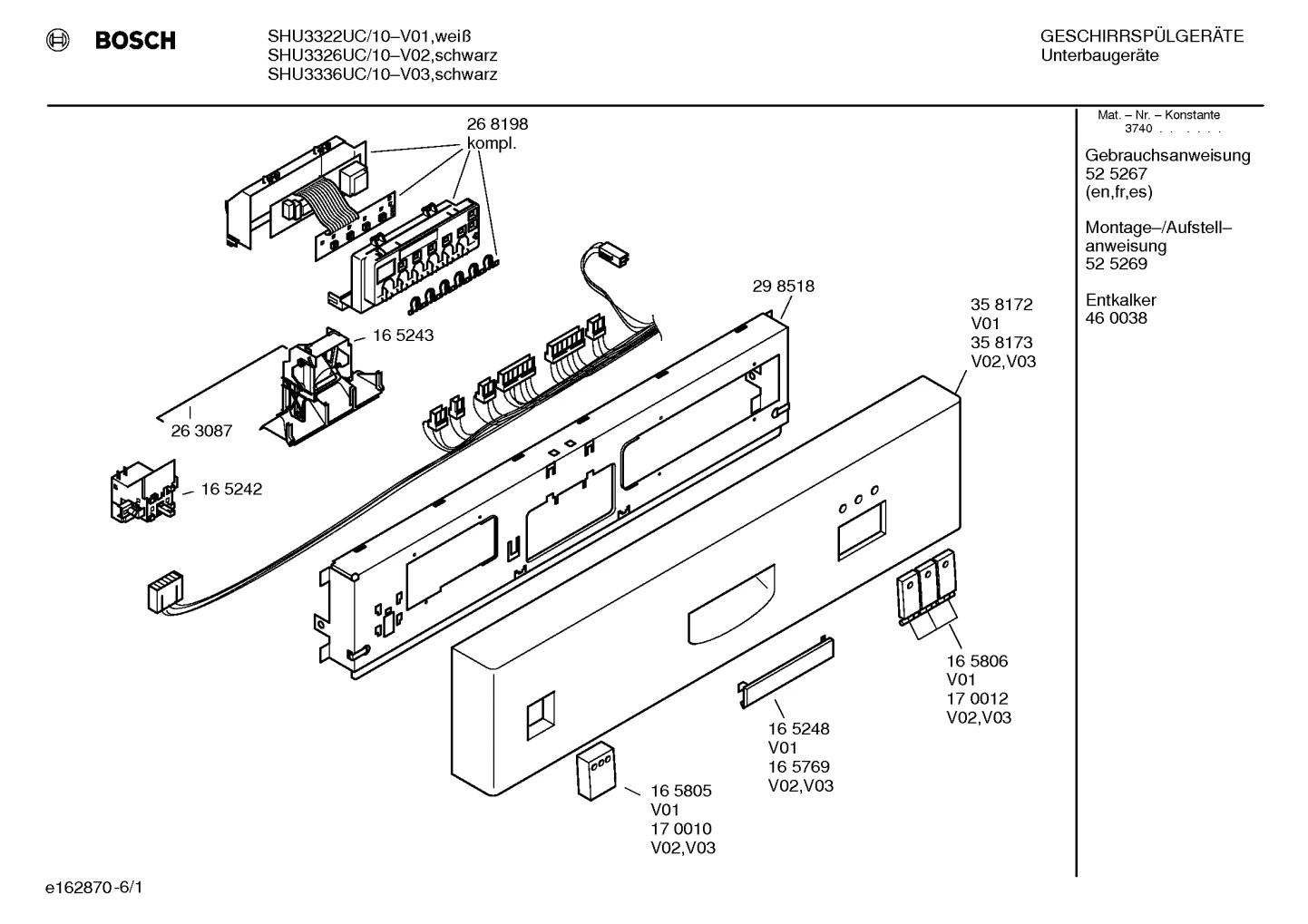 Door & Housing, Flaps & Holders (0001-3001)