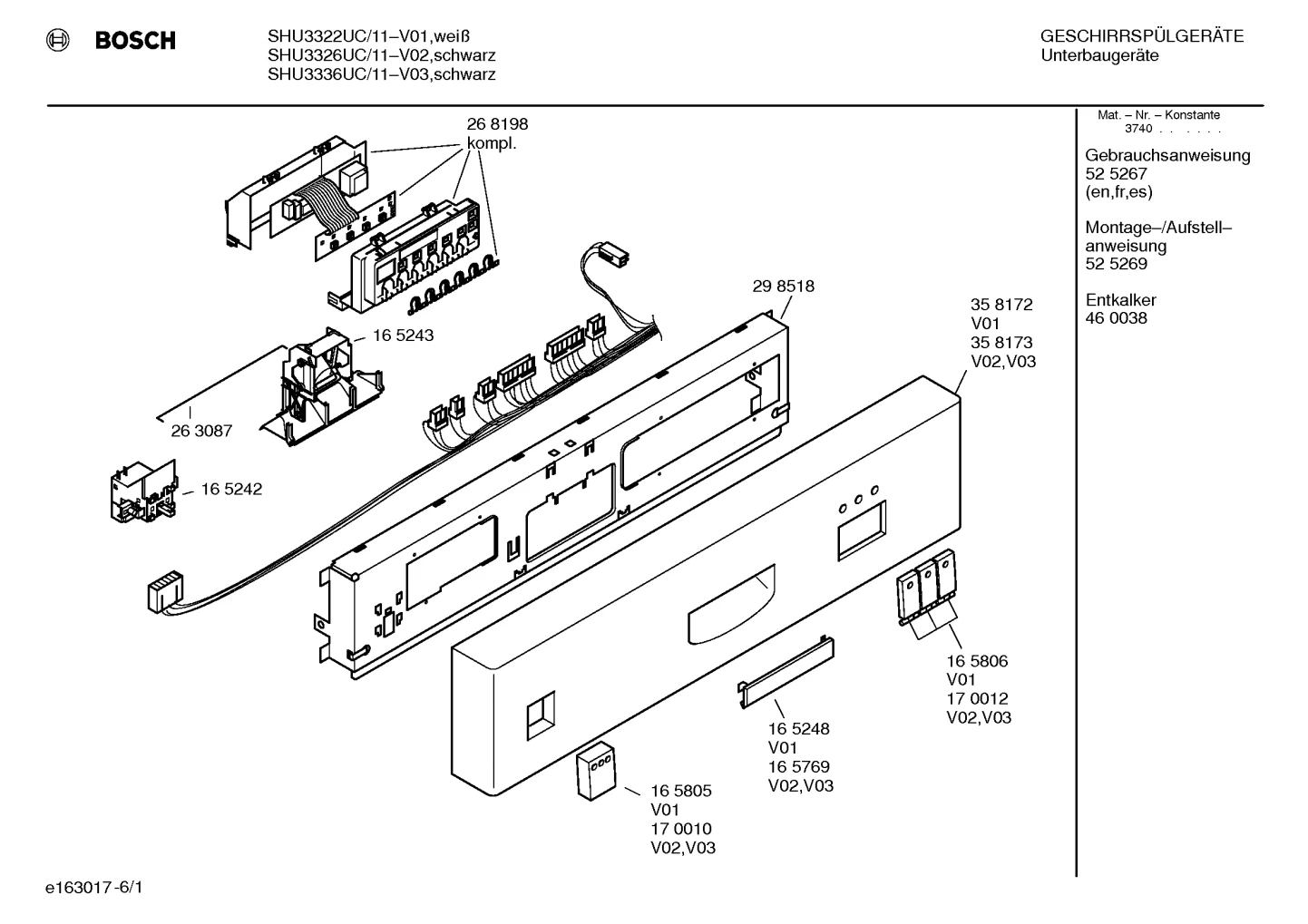 Seals & Gaskets, Door & Housing (0001-3001)