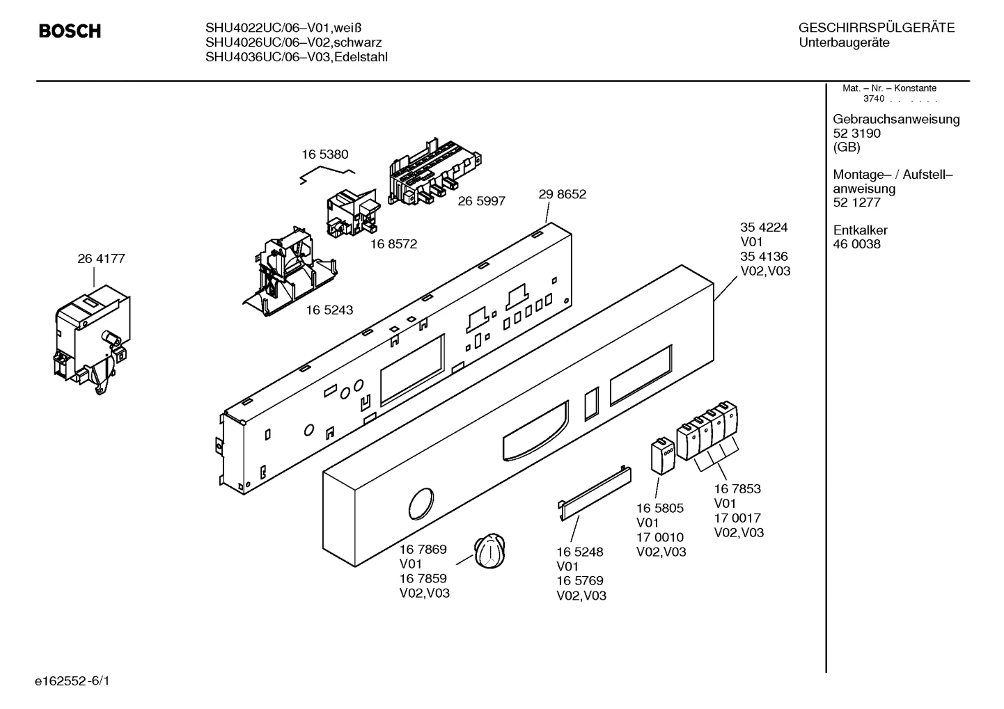 Door & Housing, Baskets & Wheels (0001-3001)