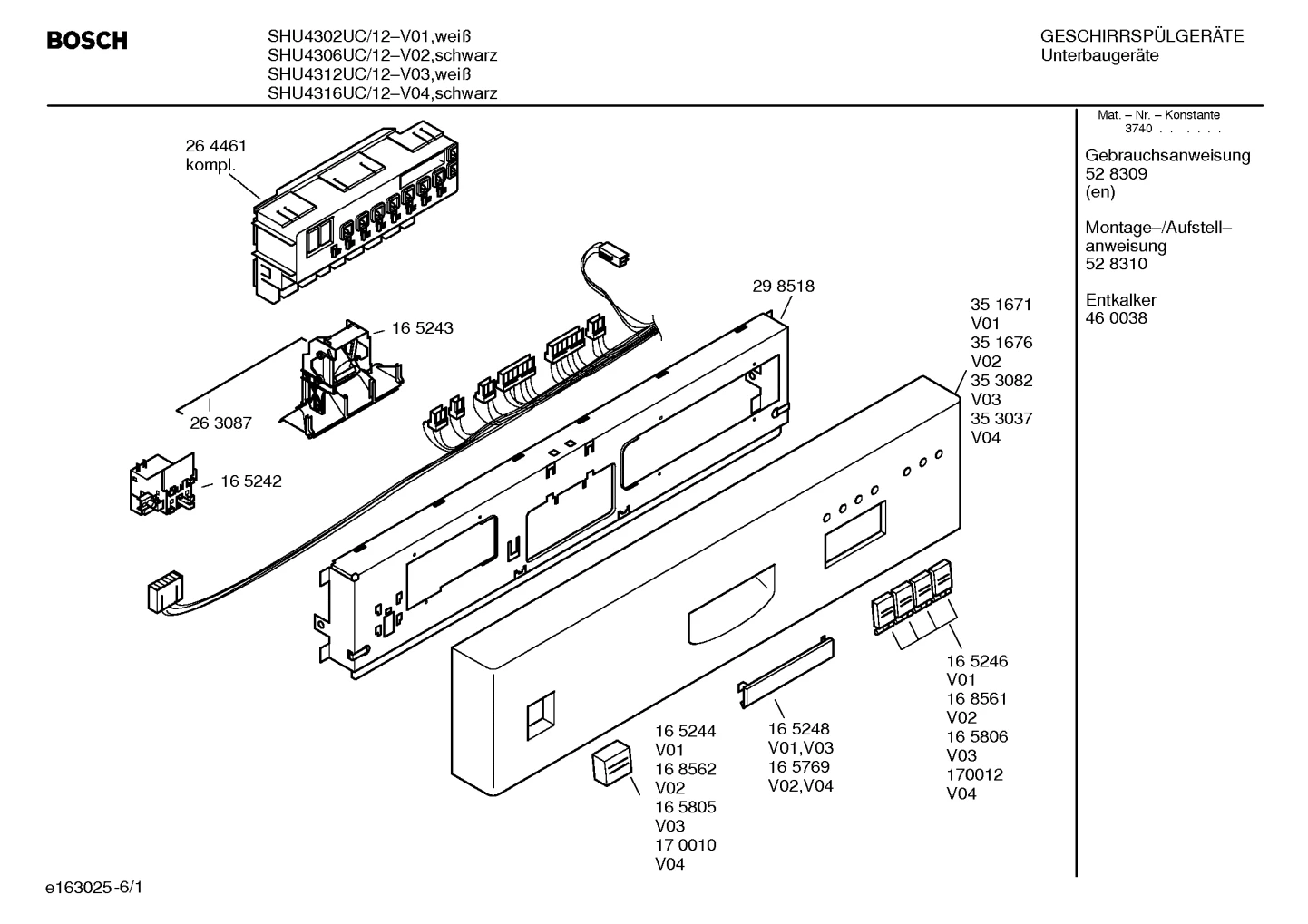 Seals & Gaskets, Door & Housing (0001-3001)
