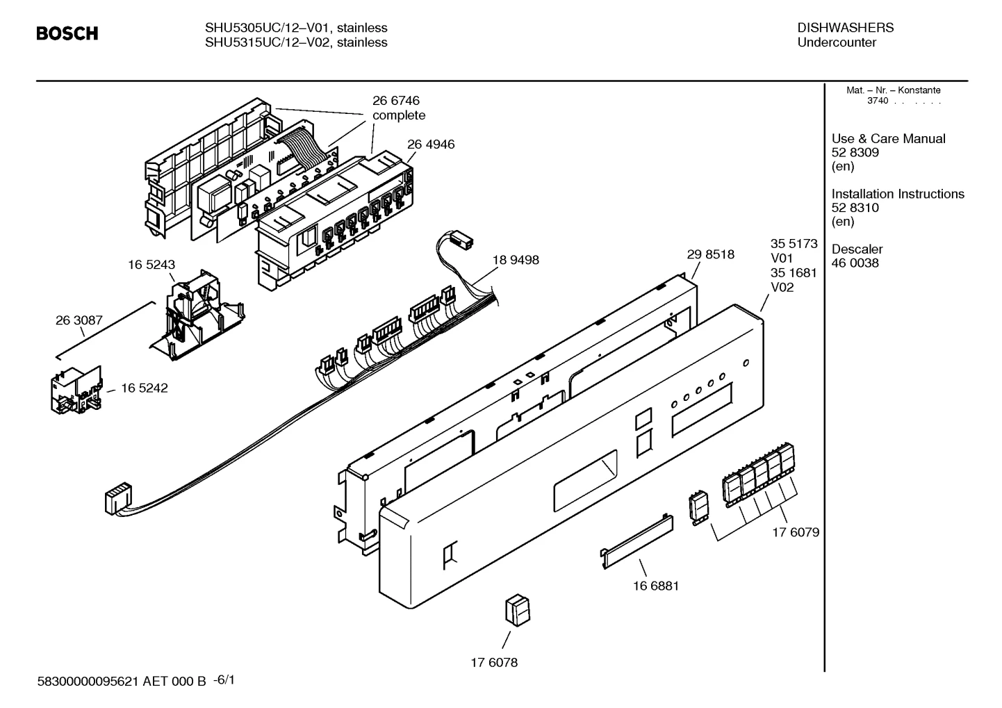 Seals & Gaskets, Door & Housing (0001-3001)