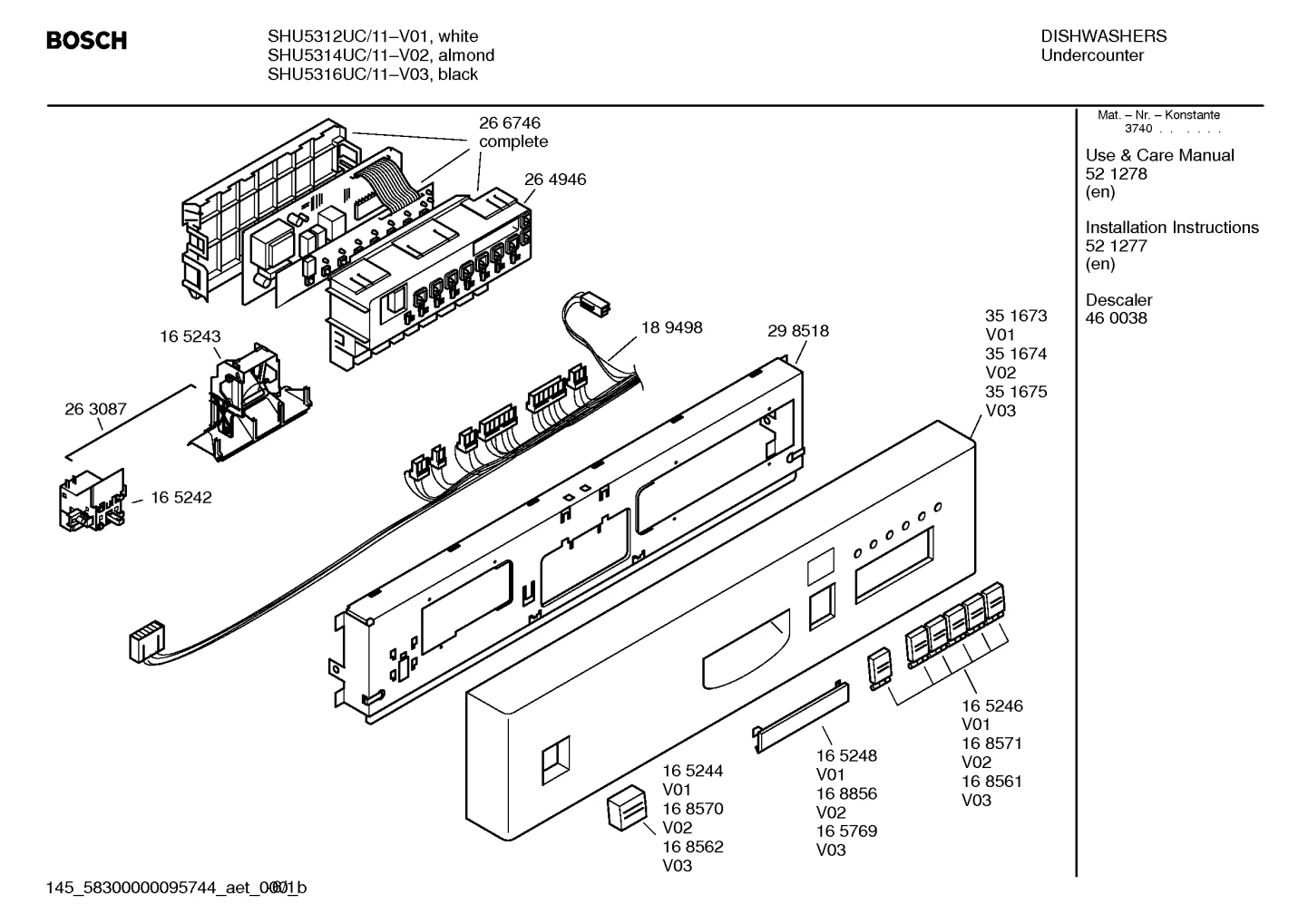 Seals & Gaskets, Door & Housing (0001-3001)