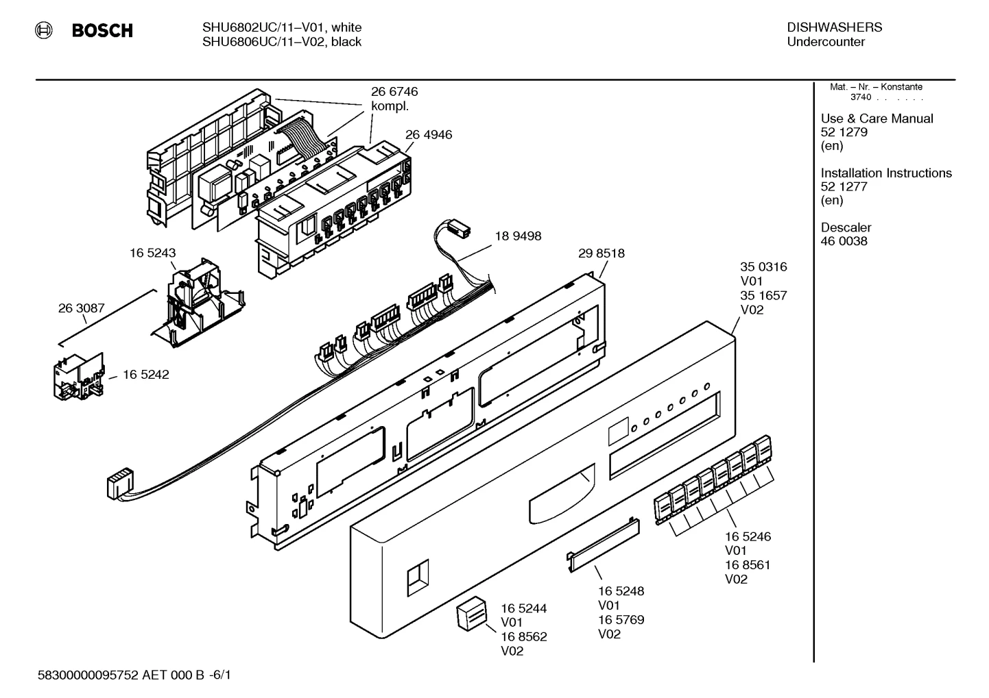 Seals & Gaskets, Door & Housing (0001-3001)