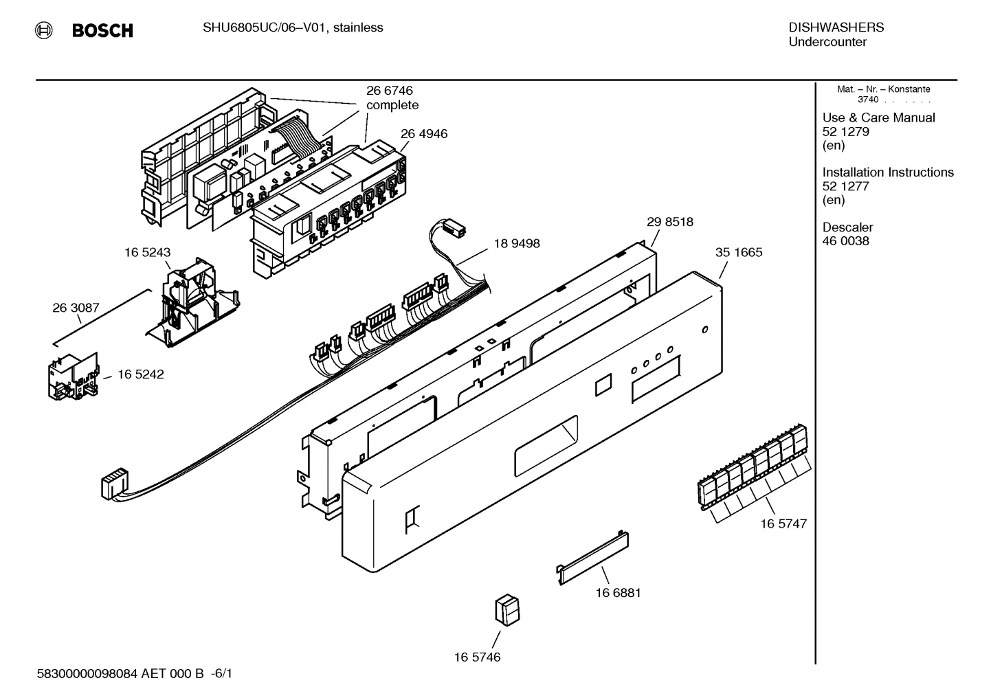 Seals & Gaskets, Door & Housing (0001-3001)