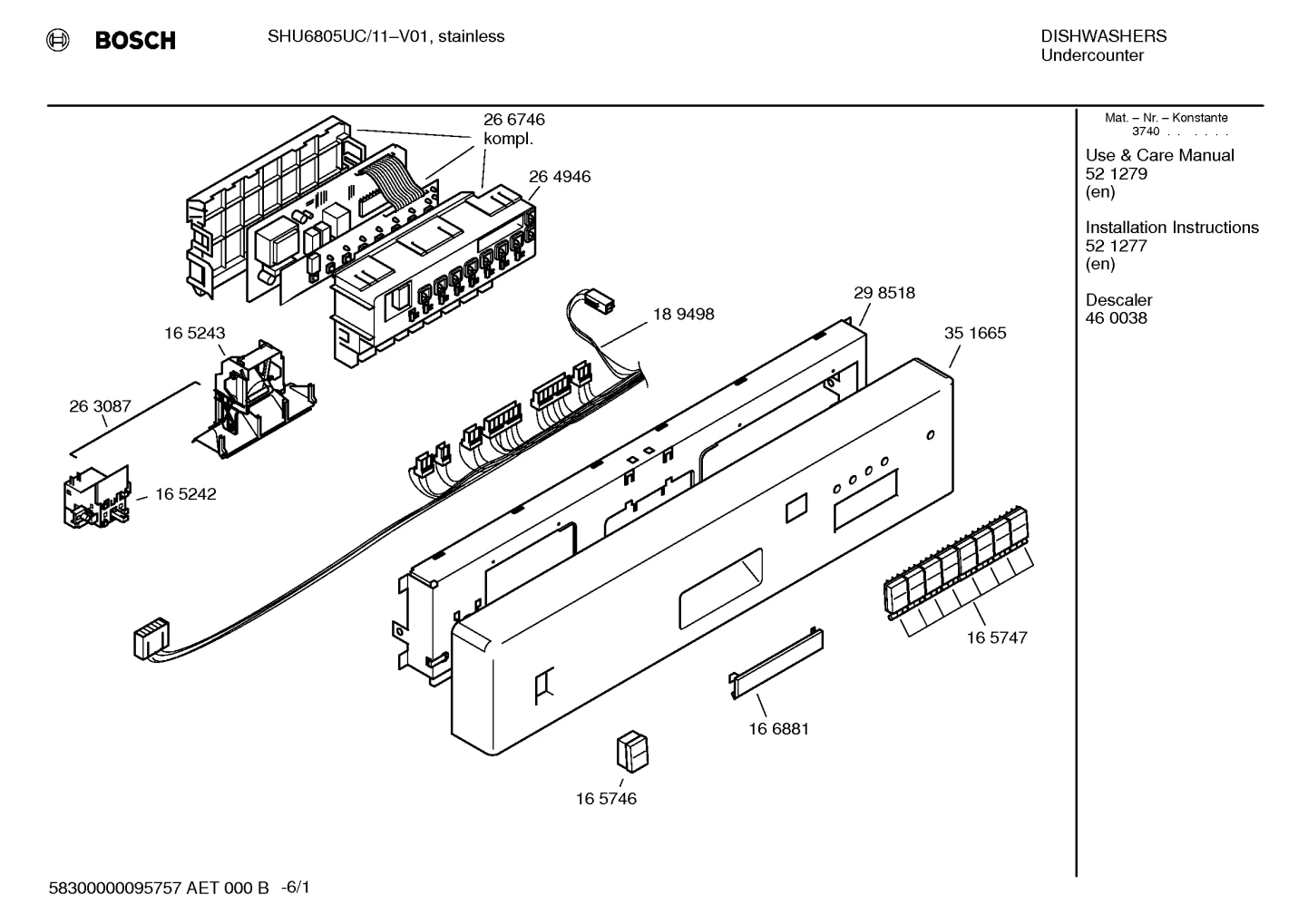 Seals & Gaskets, Door & Housing (0001-3001)