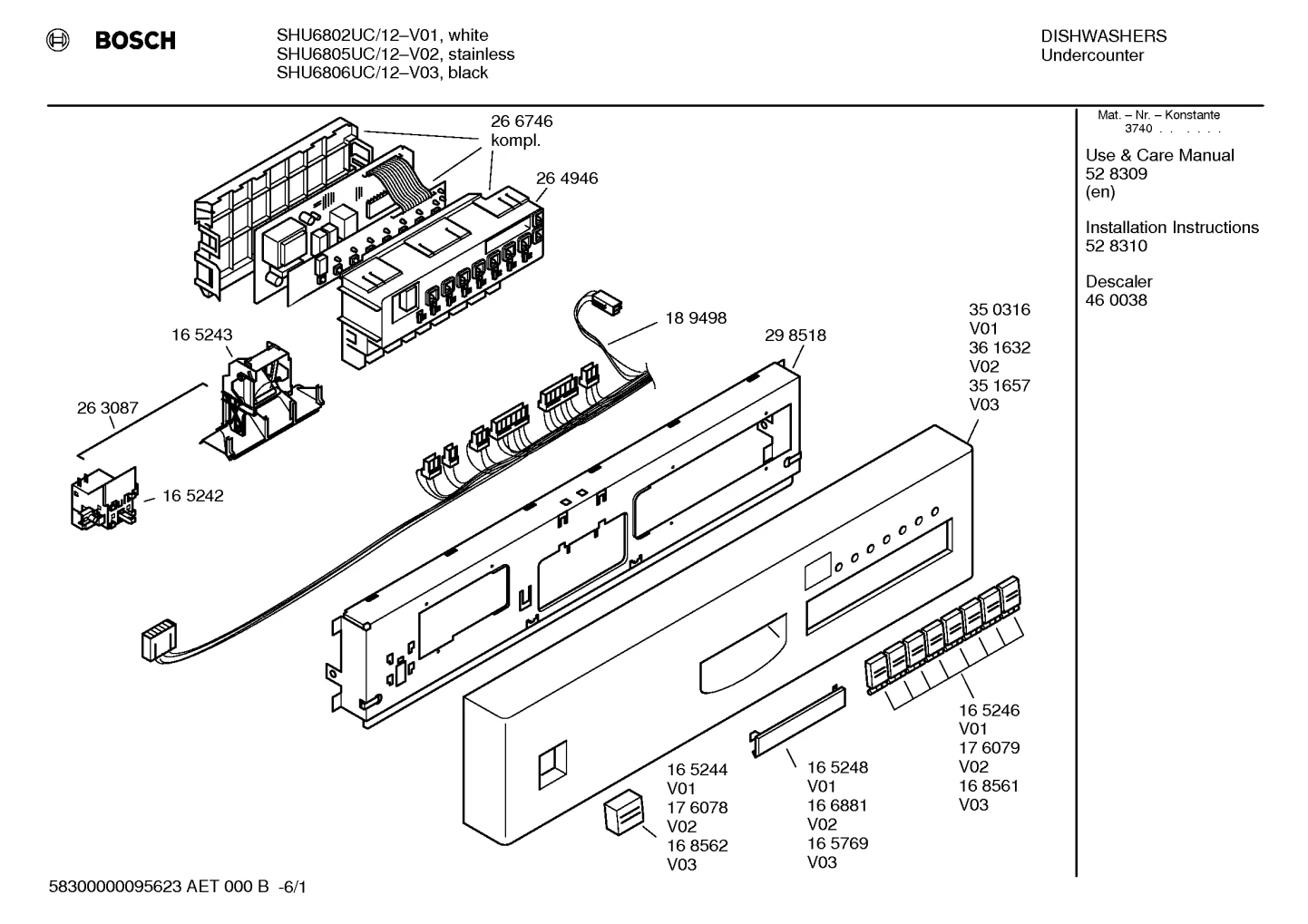 Seals & Gaskets, Flaps & Holders (0001-3001)