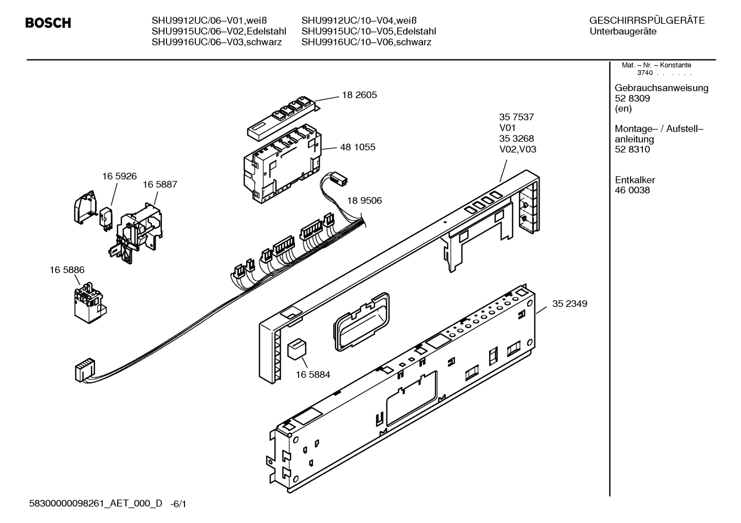 Door & Housing, Flaps & Holders (0001-3001)