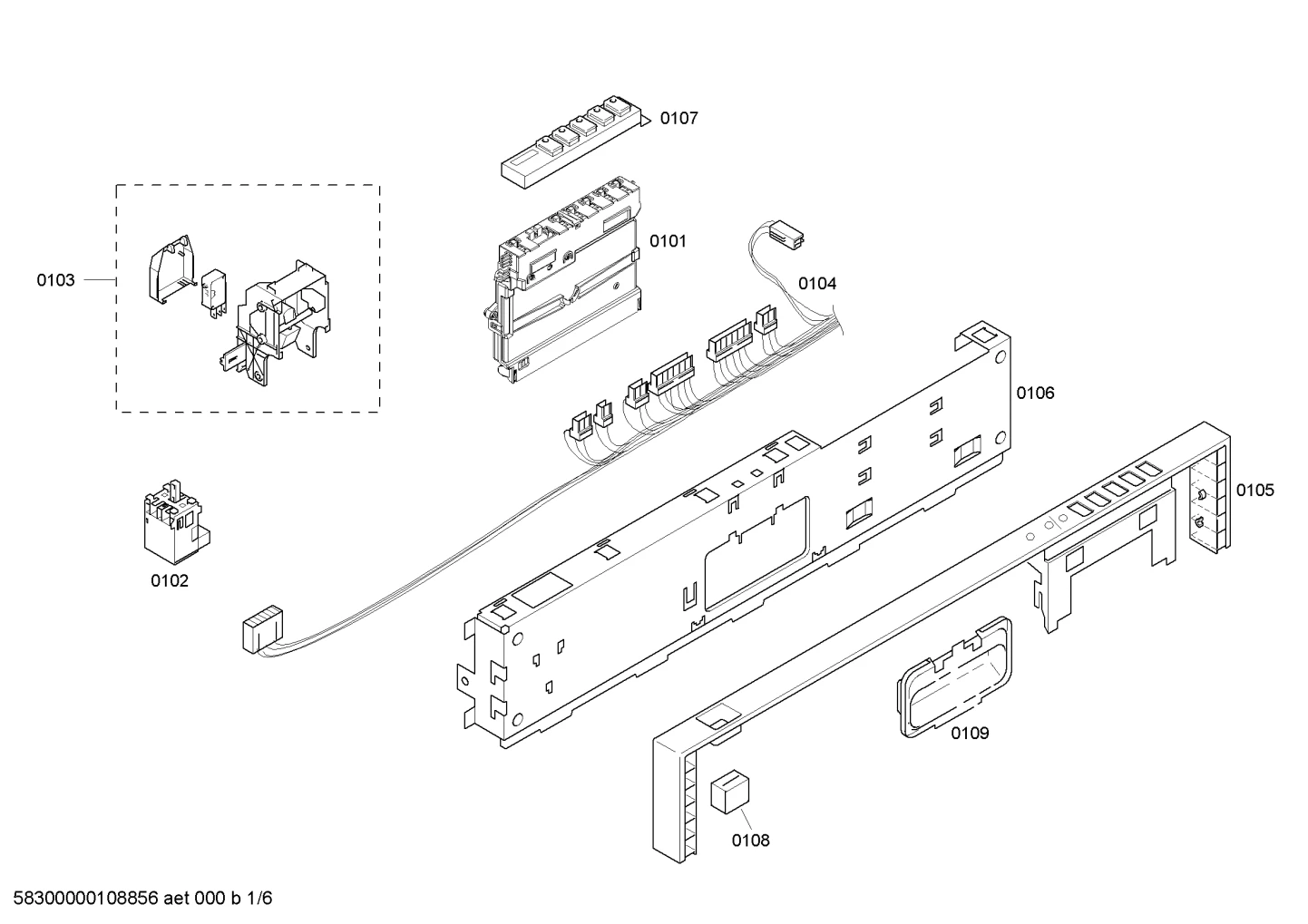 Door & Housing, Flaps & Holders (0101-0109)