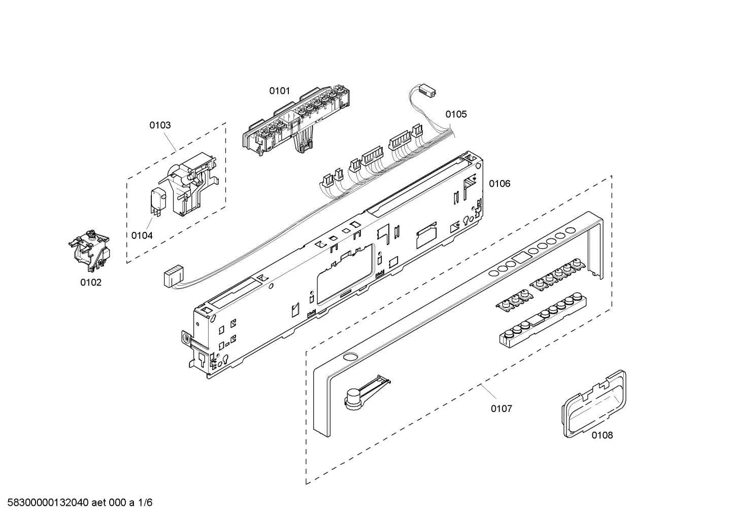 Wire Harness, 1-Pc, For Terminal Block