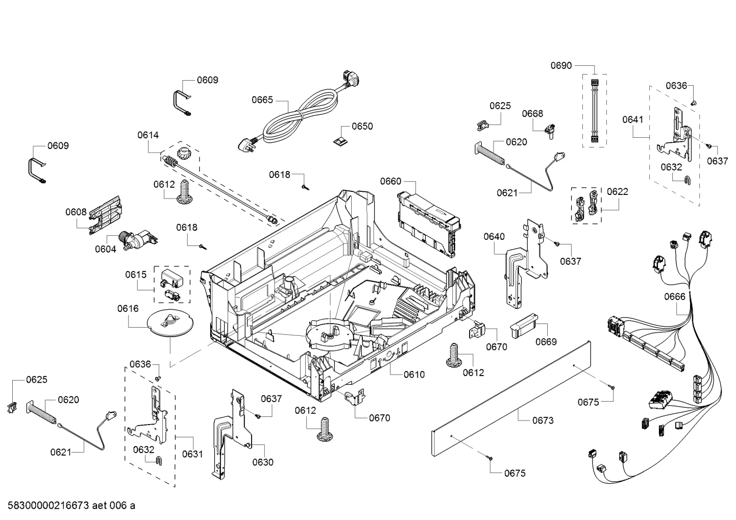 Door & Housing, Screws (0604-0690)