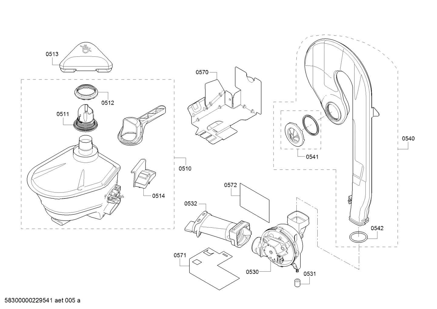 Door & Housing, Ventilation (0510-0572)